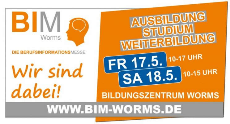 Besuchen Sie das BBW auf der Berufsinformationsmesse Worms - 