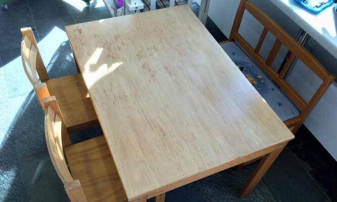 Tischset aus Holz - Tischset aus Holz